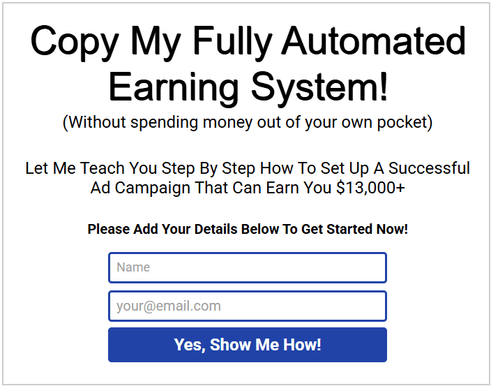 Automated Earning System